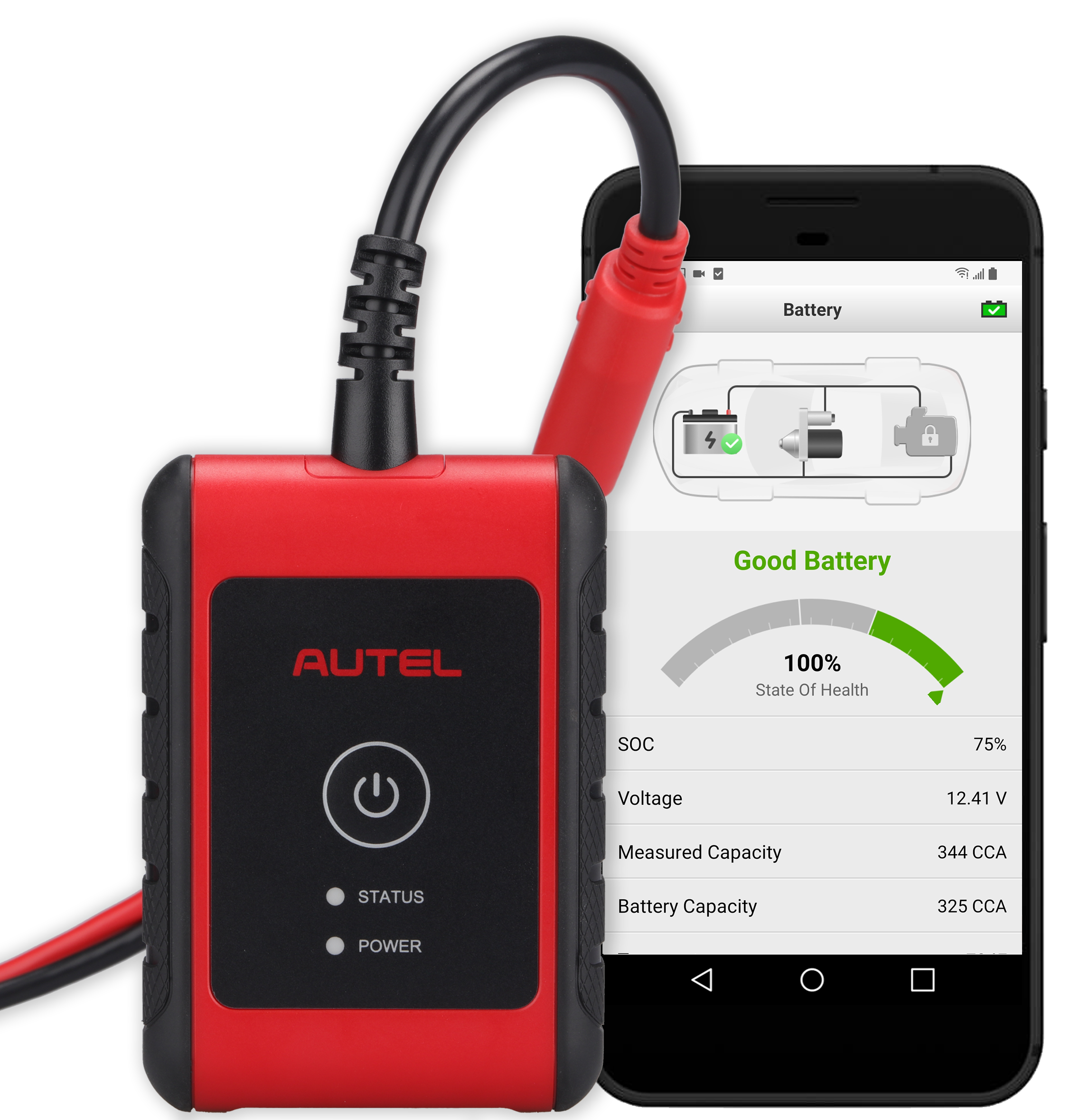 Autel MaxiBAS BT508 Battery Analysis With VCI - AE Tools & Computers